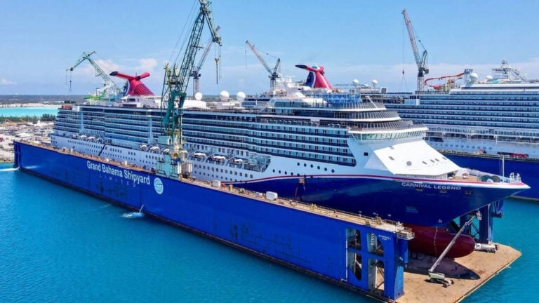 Two Carnival Ships Share New Design Element After Dry Dock Upgrades