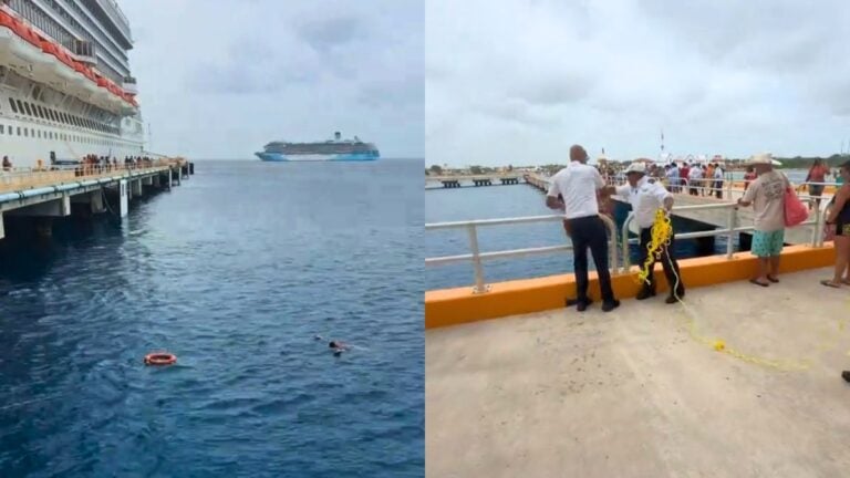Carnival Guest’s Pier Jump Stuns Fellow Cruisers in Cozumel