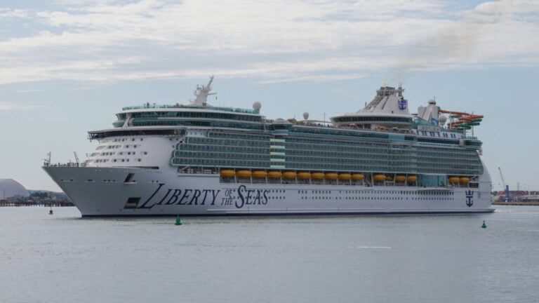Royal Caribbean’s Liberty of the Seas Delayed by Rough Weather in the UK