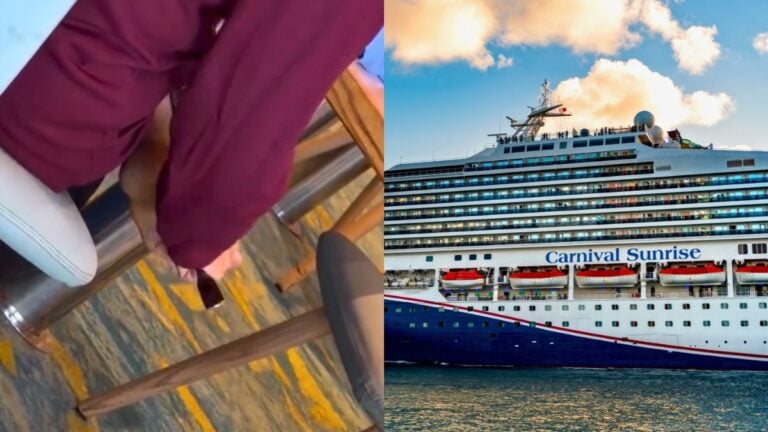 Woman Uses Dining Fork to Scratch Foot on Cruise Ship, Sparking Outrage