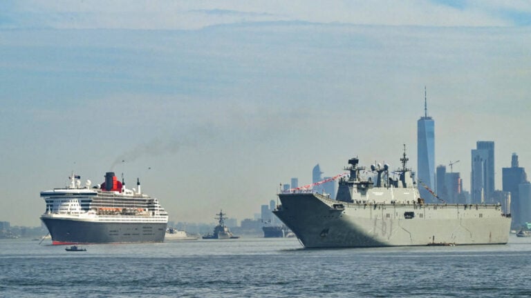A British Ocean Liner Takes Center Stage as America Turns 250