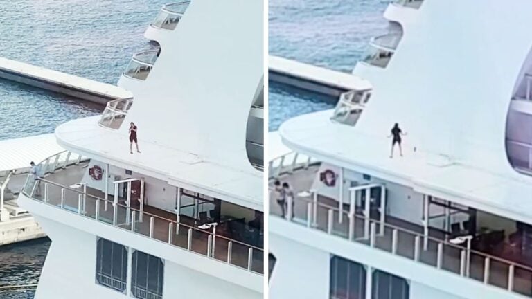 Norwegian Cruise Line Guest’s Risky Climb for a Selfie