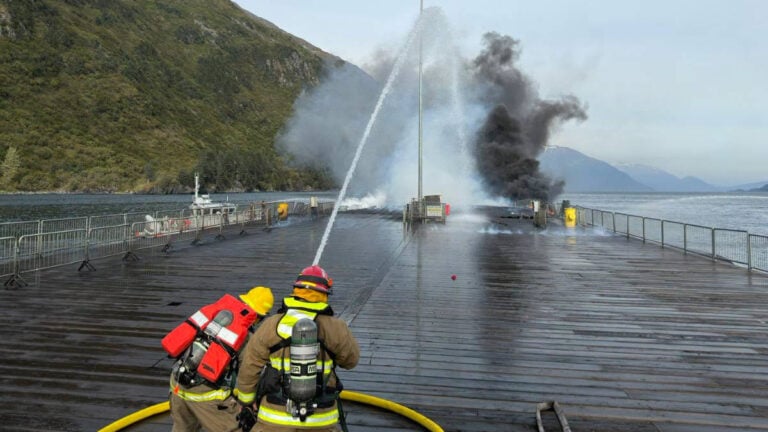 Whittier Cruise Ship Dock Declared Total Loss Following Fire