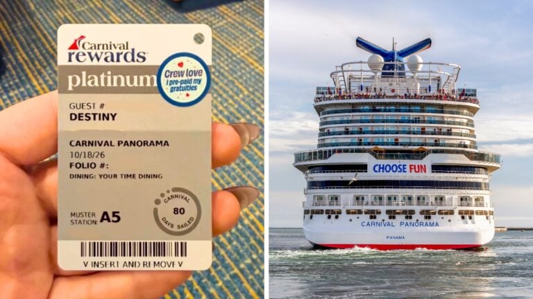Carnival Now Marks Sail & Sign Cards of Guests Who Prepay Gratuities